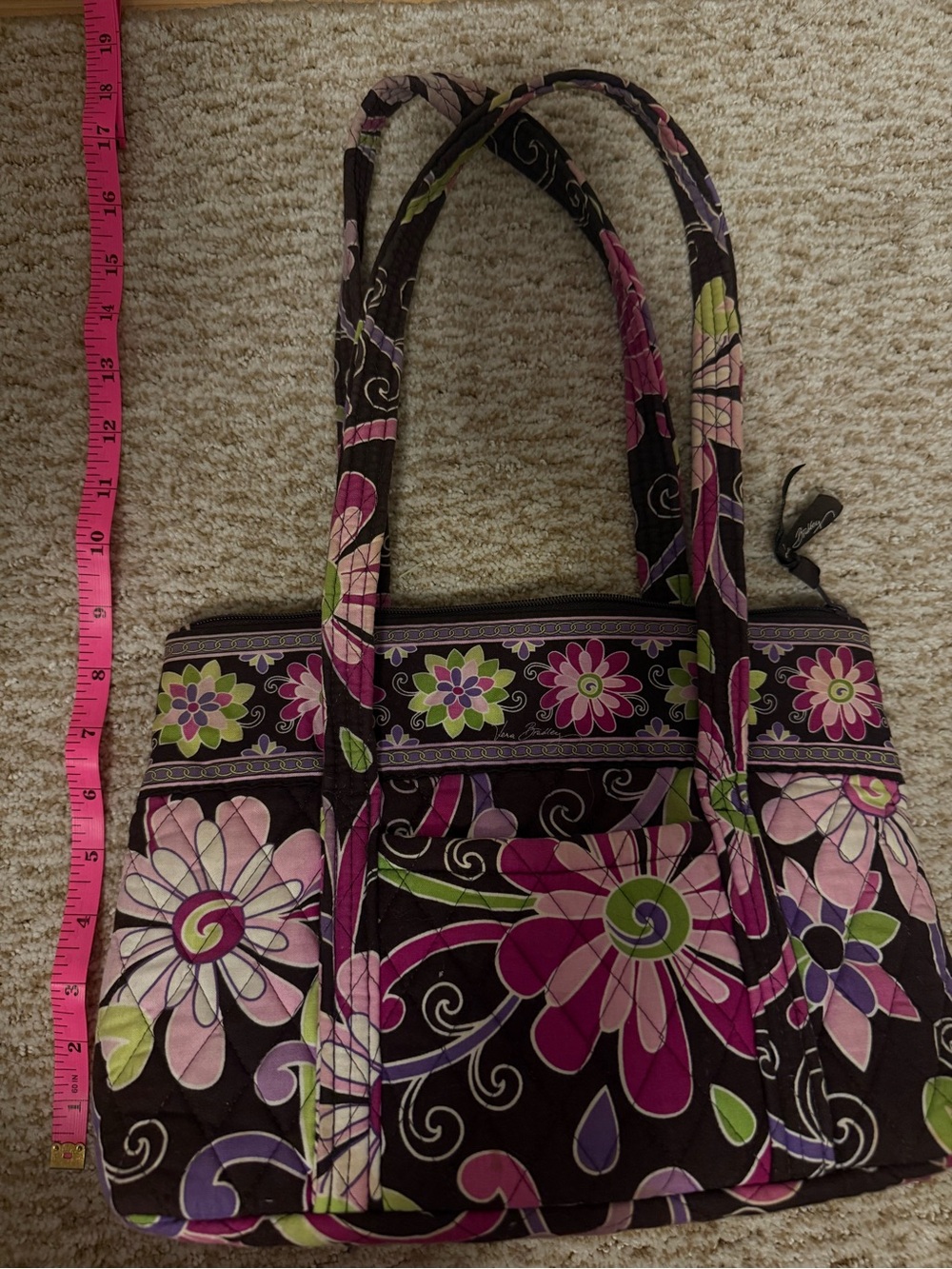 Vera Bradley Tote Bag | Purple Punch - Picture 4 of 8